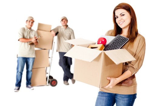 Boxes and furniture prepared for a local house or flat removal