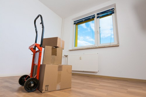 Careful handling of business items during a local relocation