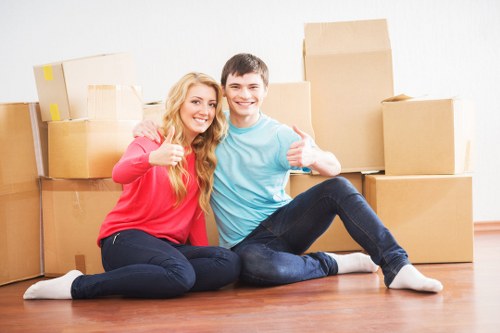 Local removals van service supporting a move in Belsize Park