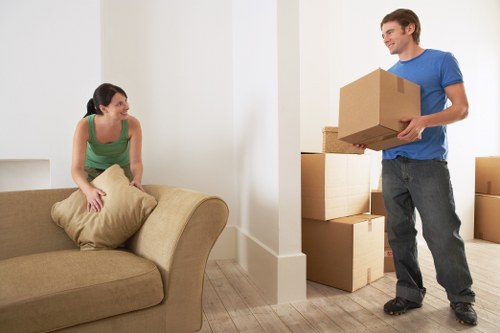 Careful man and van service handling belongings in Belsize Park